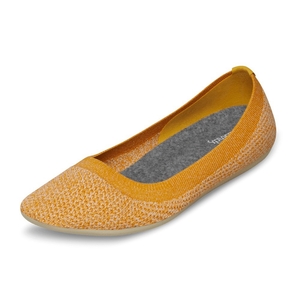 Allbirds Tree Breezers - Chaussures Plates Jaune Femme | QAA-06542333