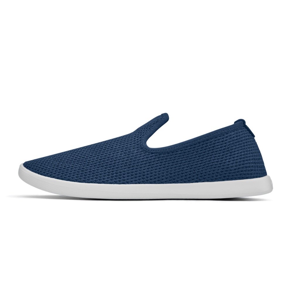 Allbirds Tree Loungers - Slip On Bleu Marine Femme | PGS-08125137