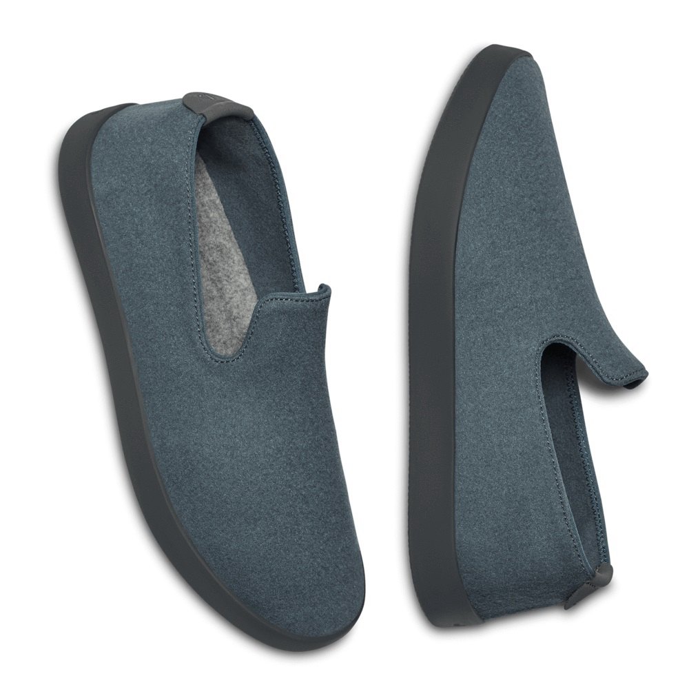 Allbirds Wool Loungers - Slip On Bleu Femme | SIM-39425683