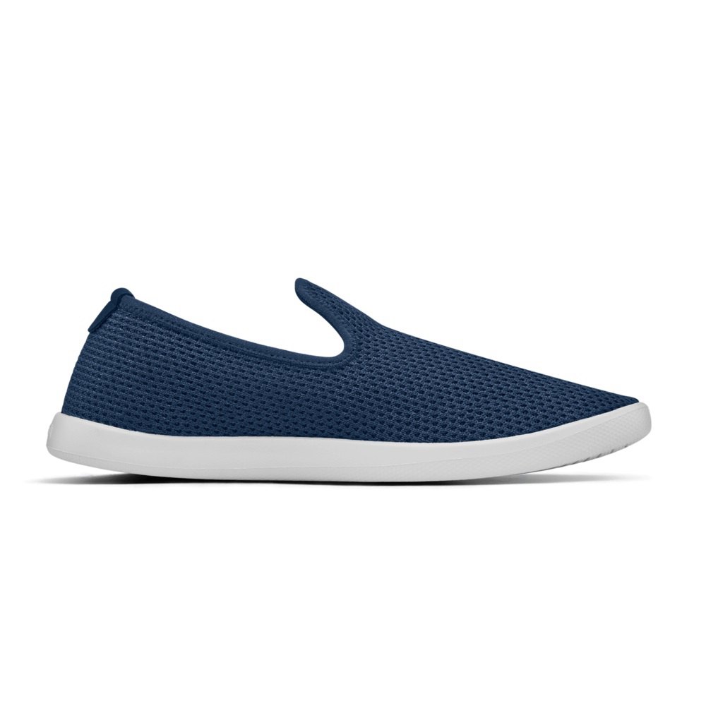 Allbirds Tree Loungers - Slip On Bleu Marine Femme | PGS-08125137