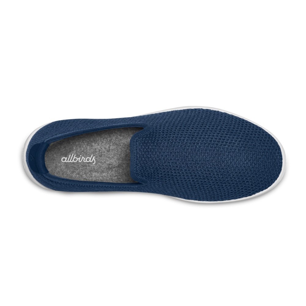 Allbirds Tree Loungers - Slip On Bleu Marine Femme | PGS-08125137