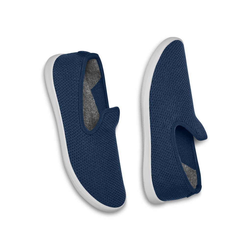 Allbirds Tree Loungers - Slip On Bleu Marine Femme | PGS-08125137