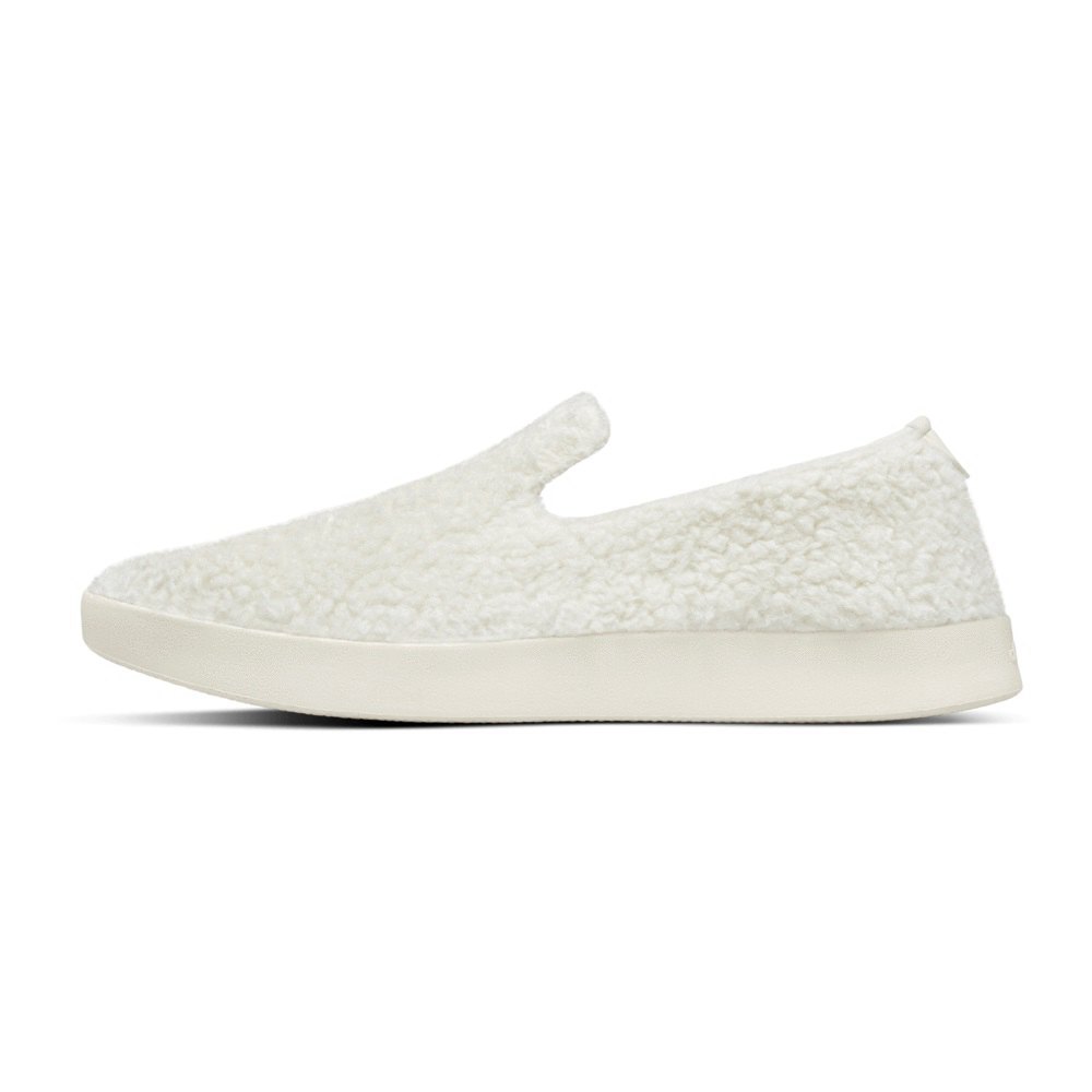 Allbirds Wool Lounger Fluffs - Slip On Blanche Femme | SRA-09947113