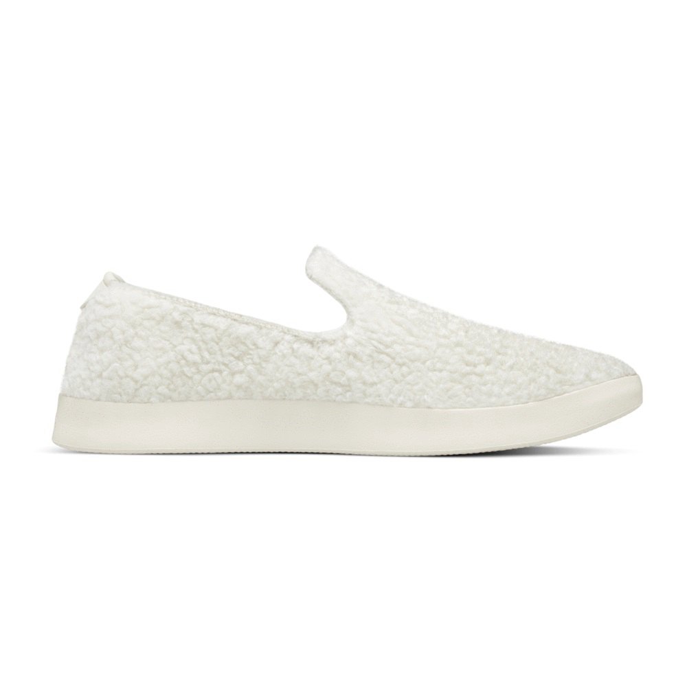 Allbirds Wool Lounger Fluffs - Slip On Blanche Femme | SRA-09947113