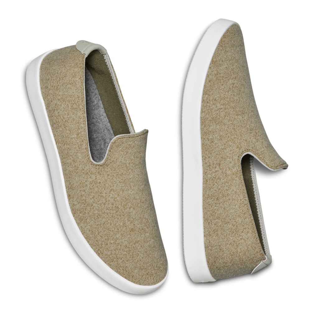 Allbirds Wool Loungers - Slip On Kaki Femme | SGT-73802353