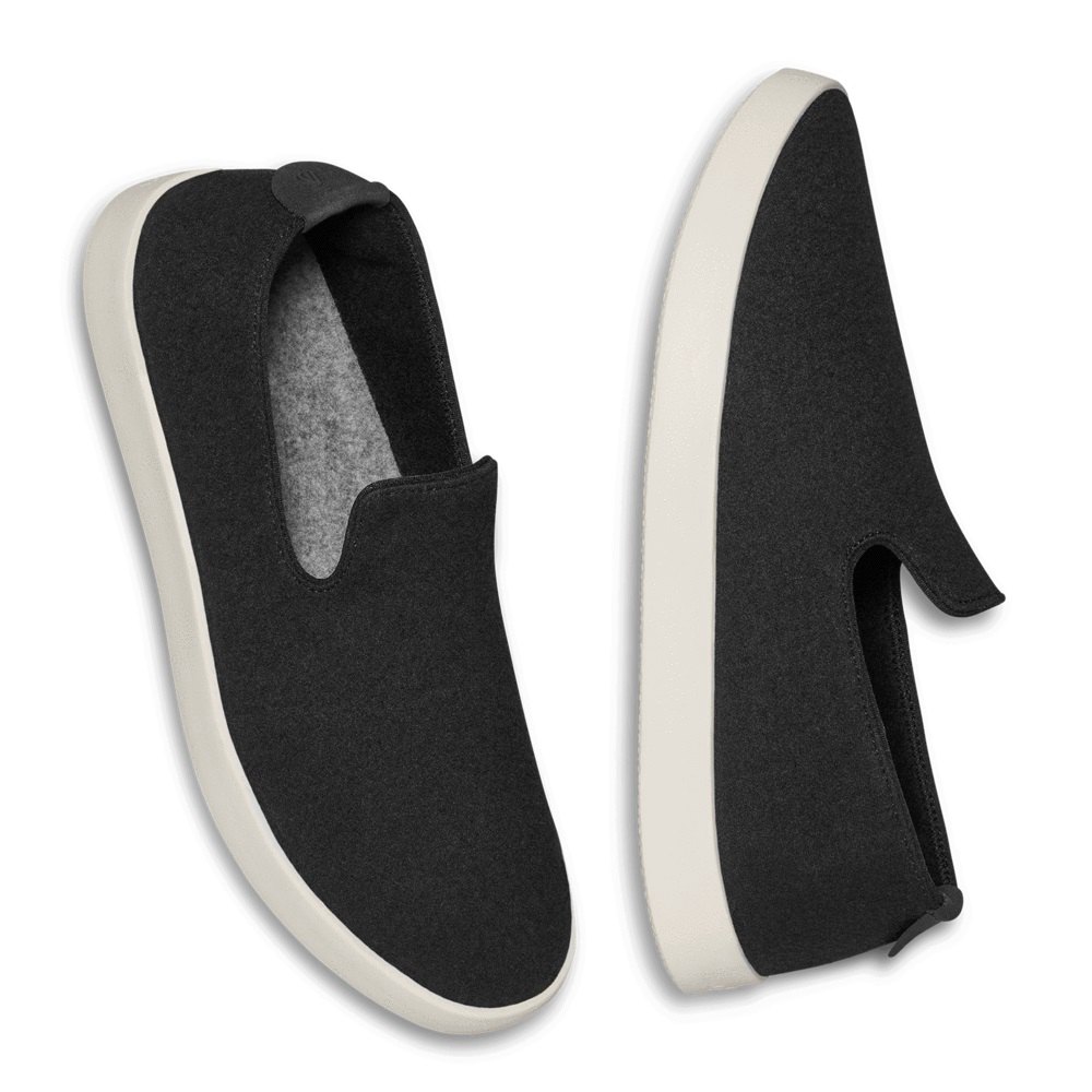 Allbirds Wool Loungers - Slip On Noir Femme | LMM-78985446