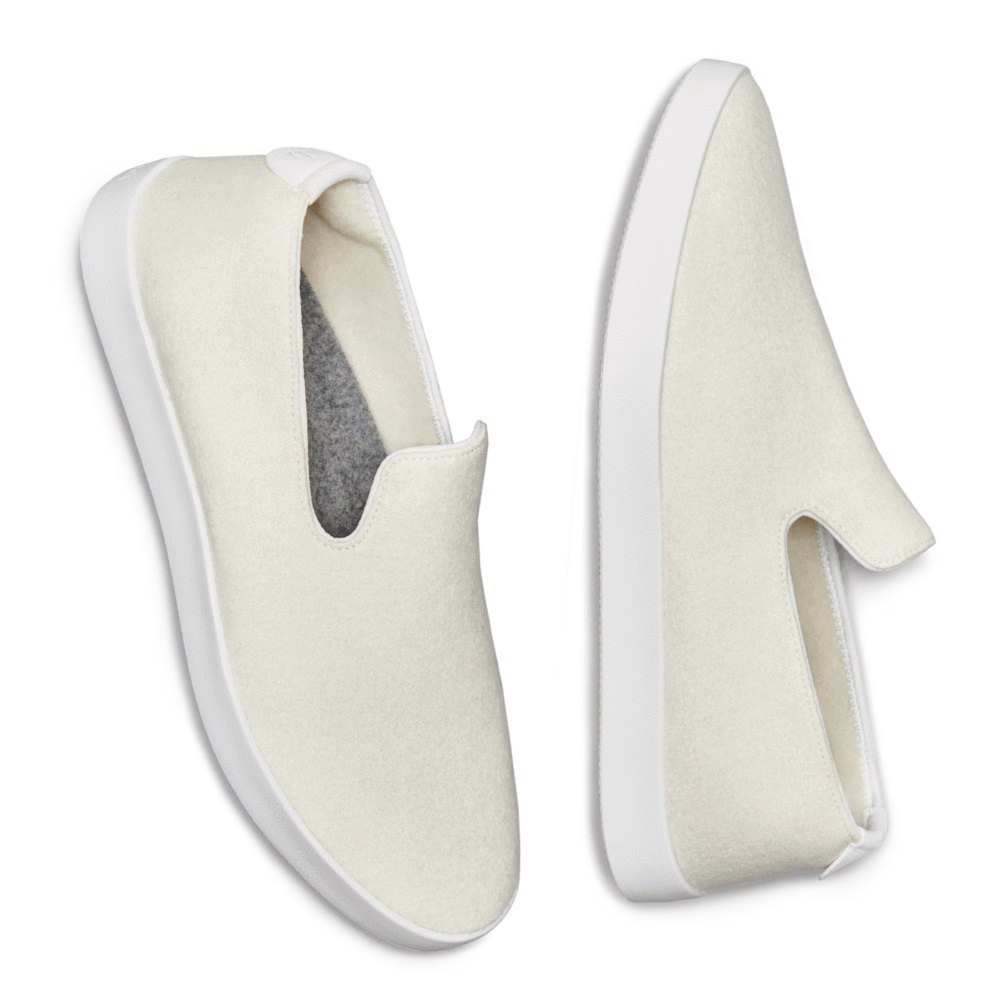 Allbirds Wool Loungers - Slip On Blanche Femme | KZP-78796616