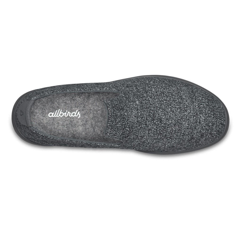 Allbirds Wool Loungers - Slip On Grise Foncé Femme | CPD-18145141