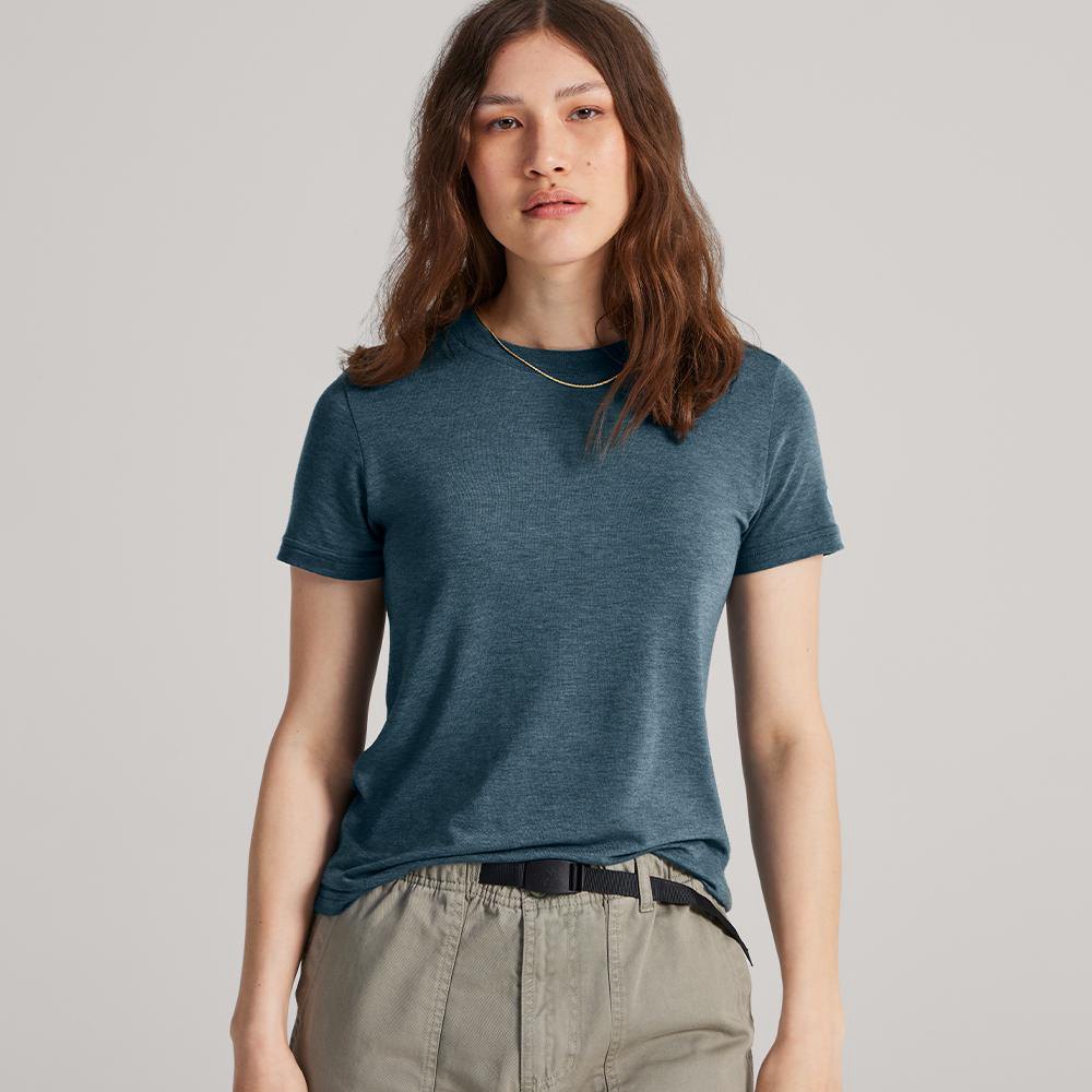 Allbirds Trinoxo? Classic Fit - Tee Shirt Bleu Femme | LLH-56179101