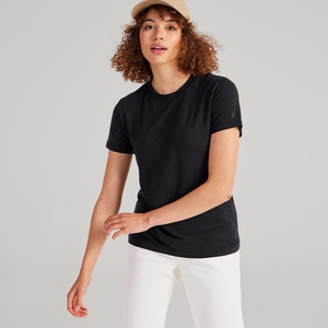 Allbirds Trinoxo? Classic Fit - Tee Shirt Noir Femme | MVM-83344860