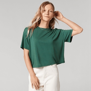 Allbirds Trinoxo? Relaxed Fit - Tee Shirt Vert Femme | SDF-84135830