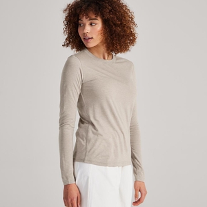 Allbirds Trinoxo? Longue Sleeve - Tee Shirt Grise Femme | WTE-56687220