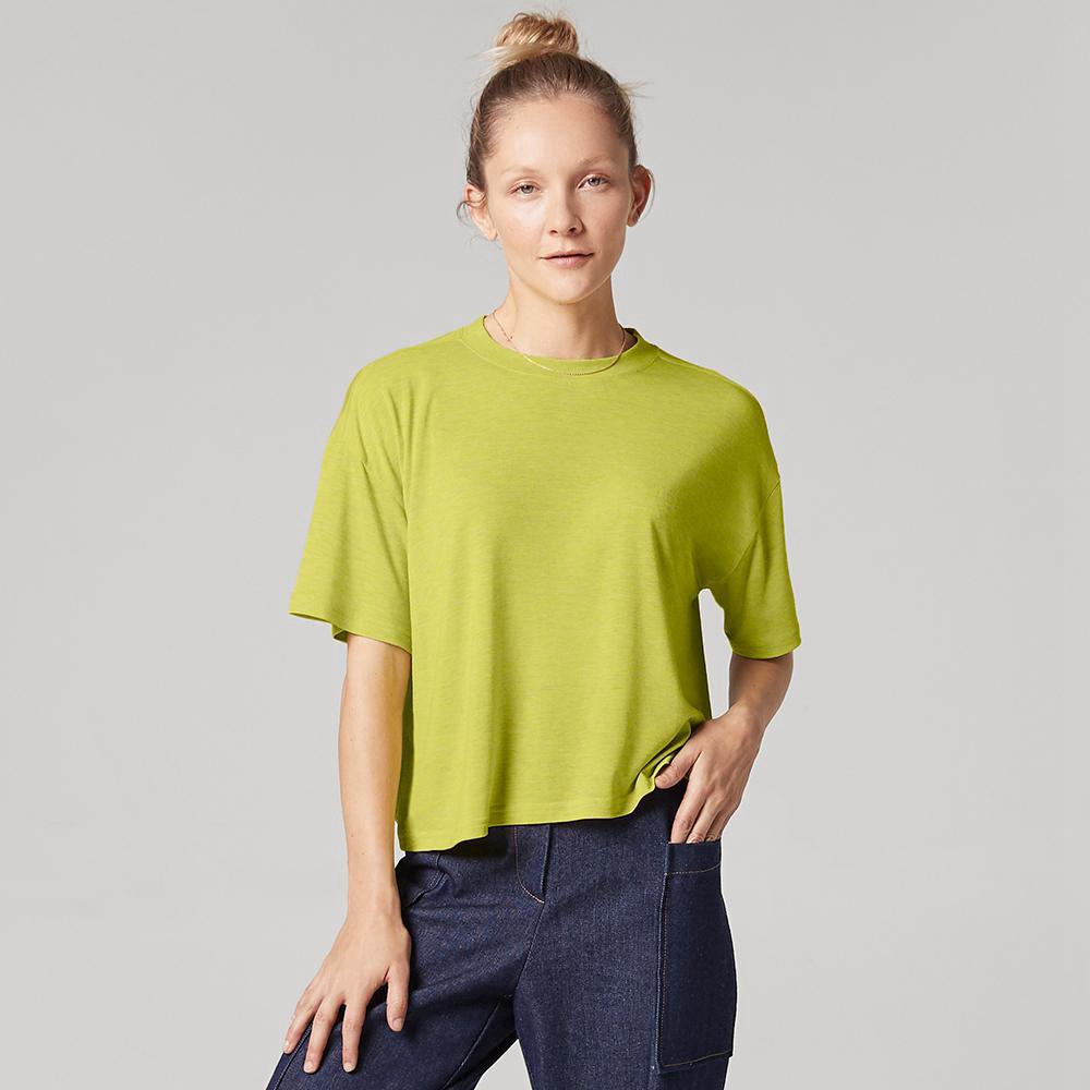 Allbirds Trinoxo? Relaxed Fit - Tee Shirt Vert Clair Femme | WMM-13500419