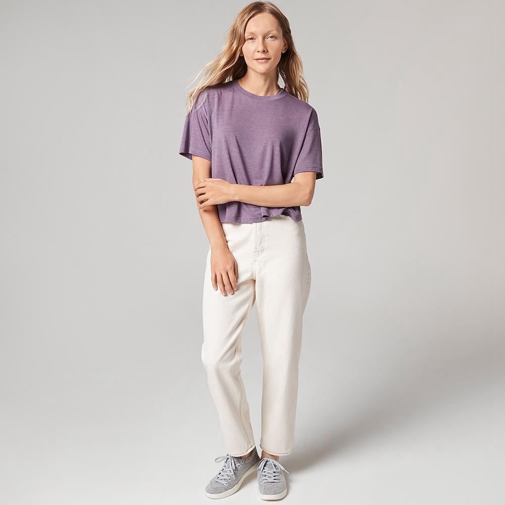 Allbirds Trinoxo? Relaxed Fit - Tee Shirt Violette Femme | VHA-15757680