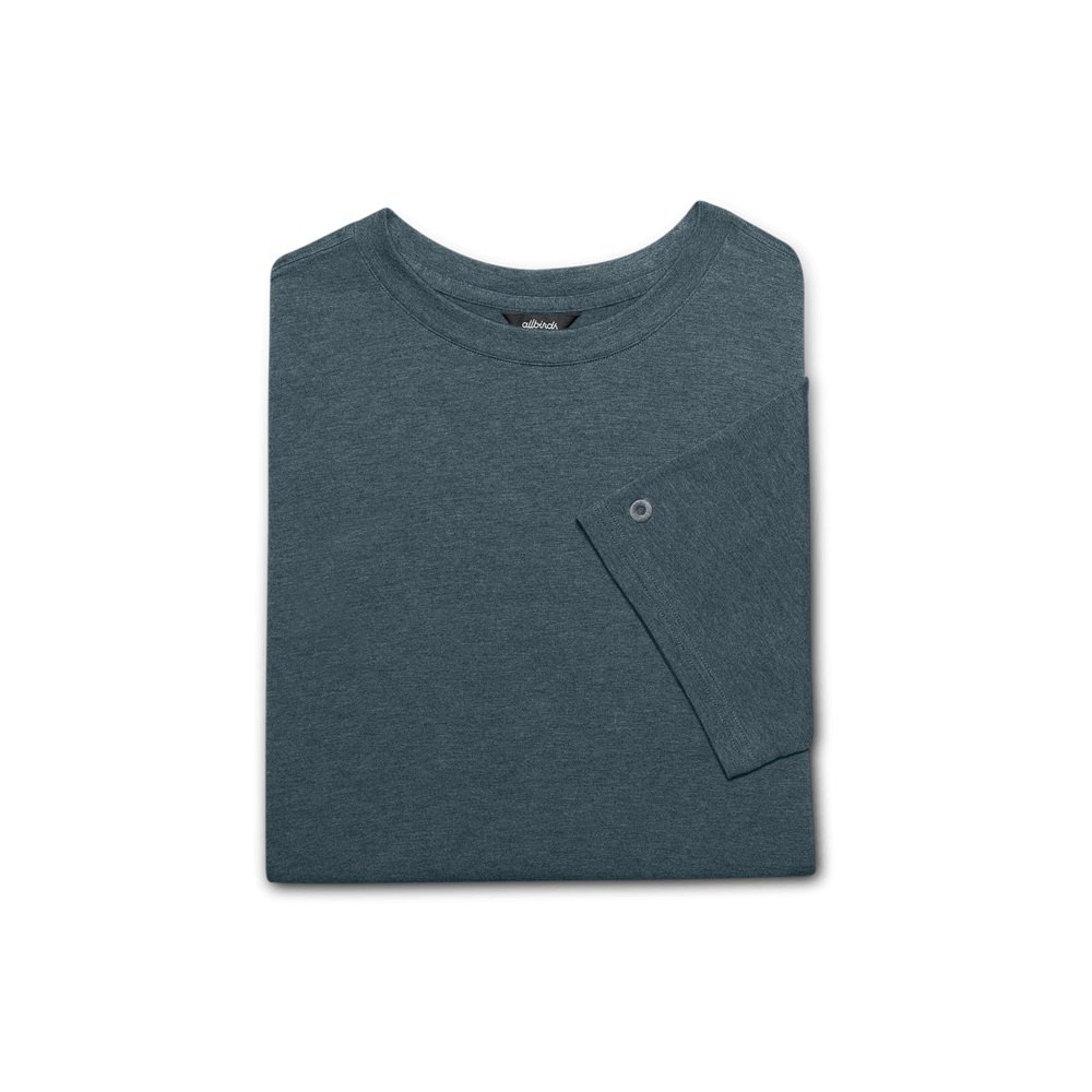 Allbirds Trinoxo? Relaxed Fit - Tee Shirt Bleu Femme | EIF-53183666