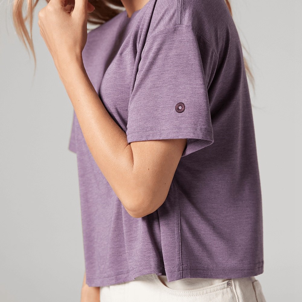 Allbirds Trinoxo? Relaxed Fit - Tee Shirt Violette Femme | VHA-15757680