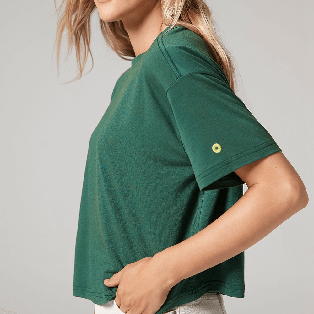 Allbirds Trinoxo? Relaxed Fit - Tee Shirt Vert Femme | SDF-84135830