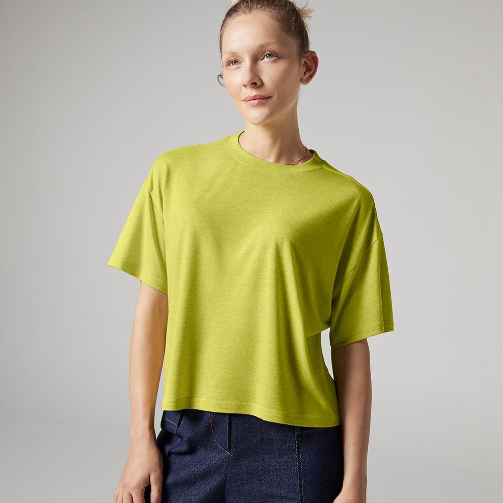 Allbirds Trinoxo? Relaxed Fit - Tee Shirt Vert Clair Femme | WMM-13500419