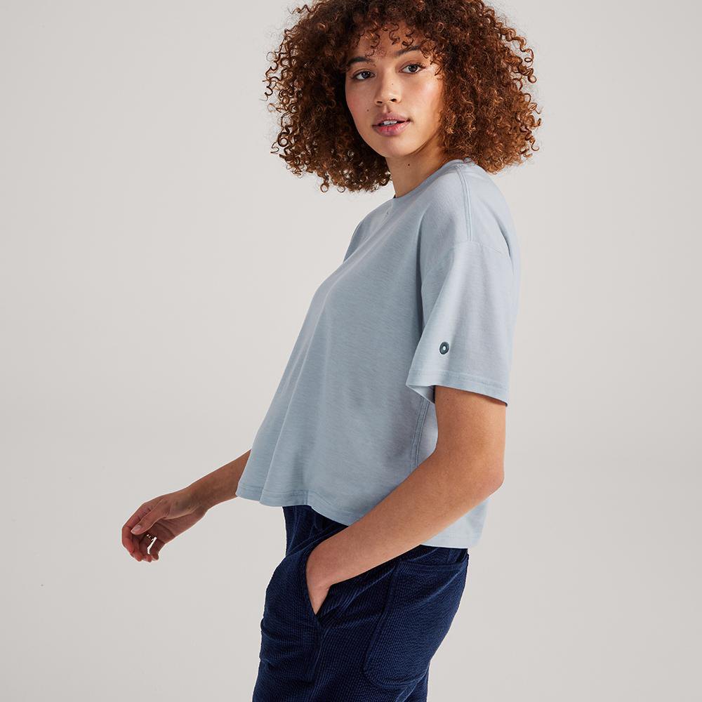 Allbirds Trinoxo? Relaxed Fit - Tee Shirt Grise Femme | WHY-44910943