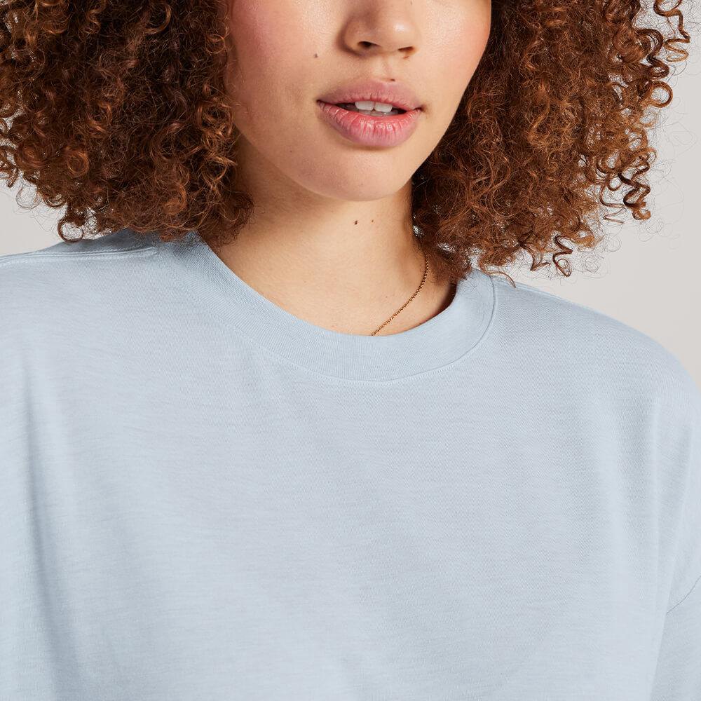 Allbirds Trinoxo? Relaxed Fit - Tee Shirt Grise Femme | WHY-44910943