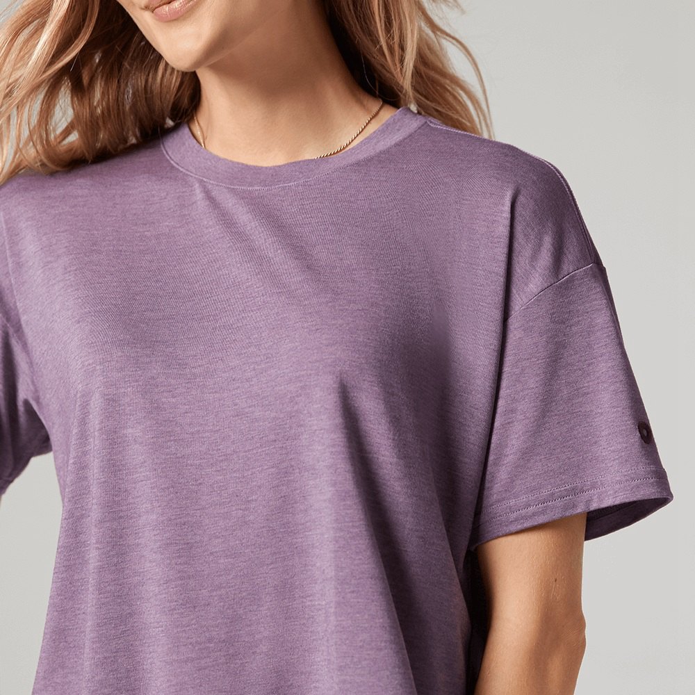 Allbirds Trinoxo? Relaxed Fit - Tee Shirt Violette Femme | VHA-15757680