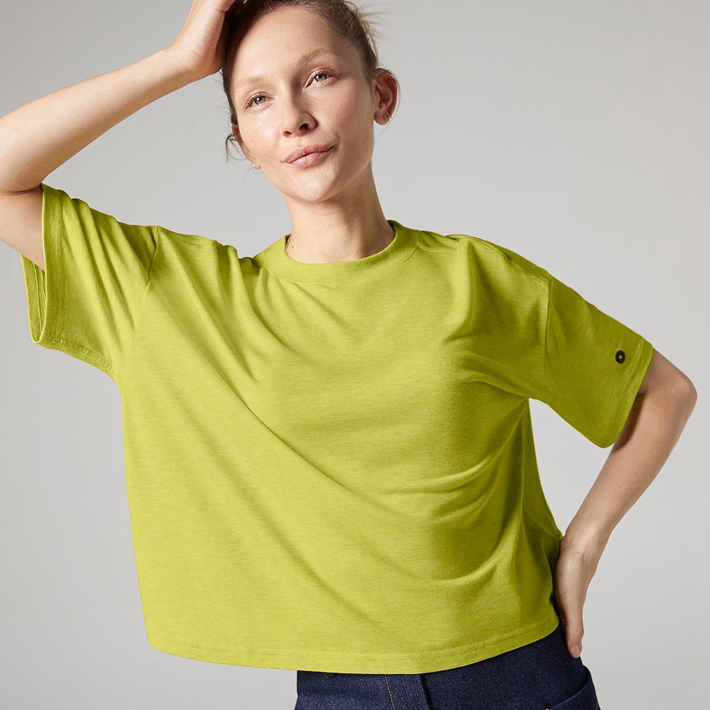 Allbirds Trinoxo? Relaxed Fit - Tee Shirt Vert Clair Femme | WMM-13500419