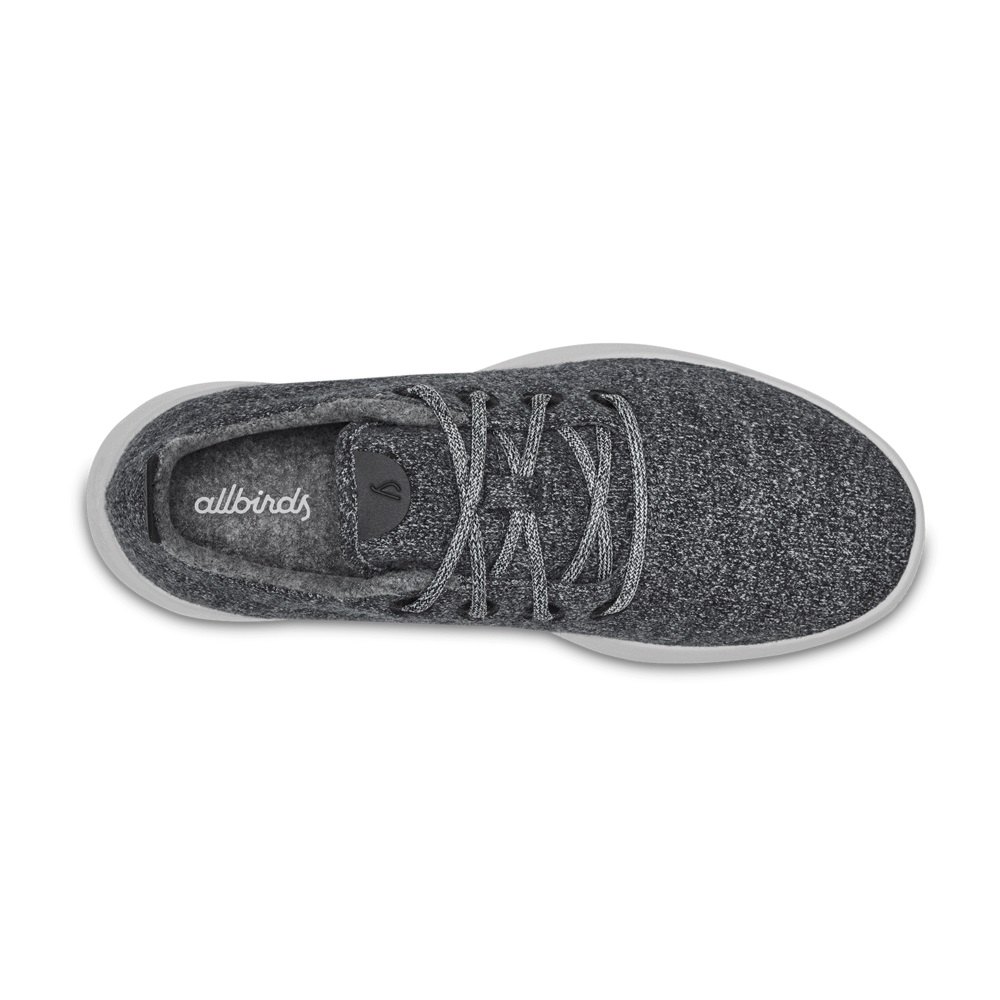 Allbirds Wool Runners - Basket Grise Foncé Homme | DGU-39712155