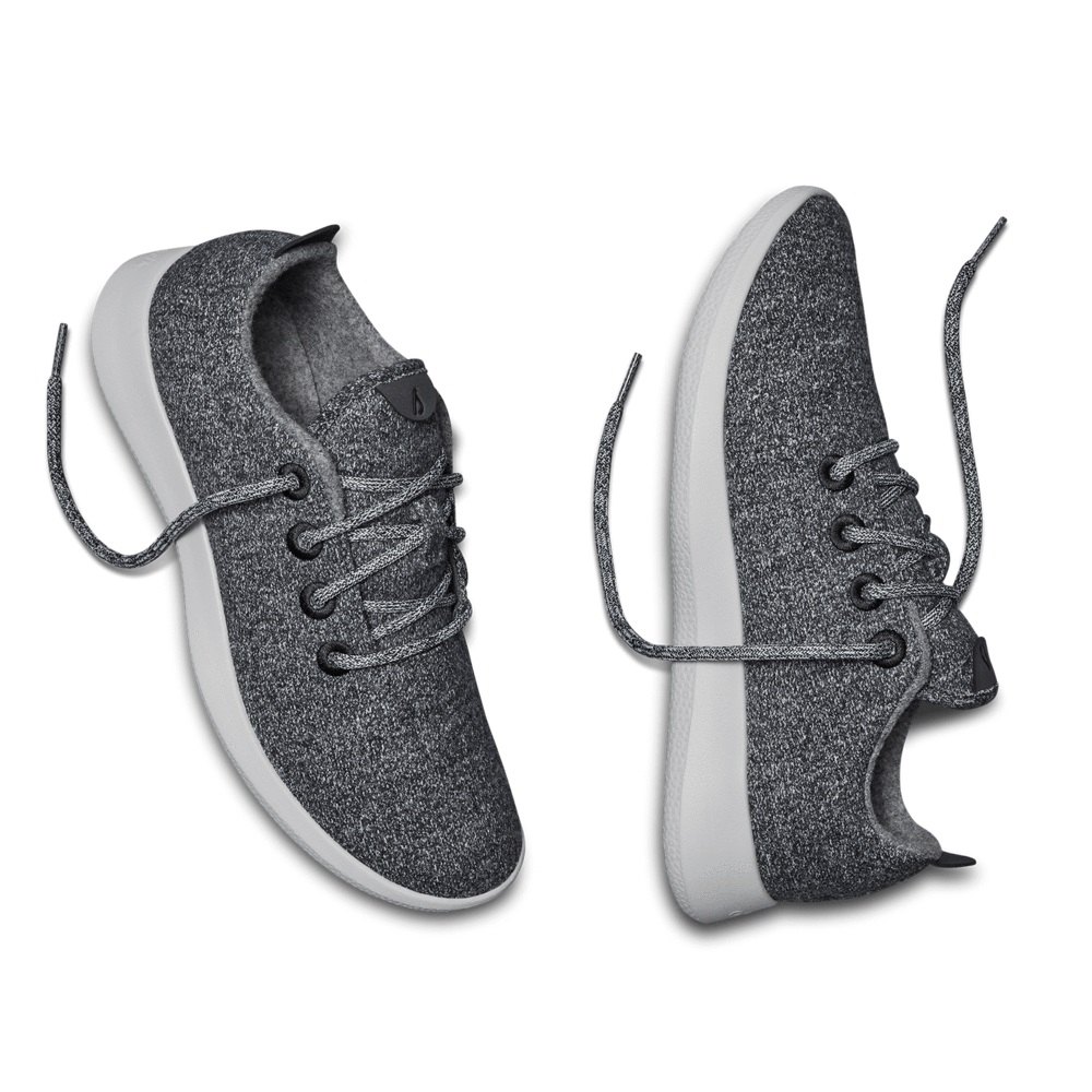 Allbirds Wool Runners - Basket Grise Foncé Homme | DGU-39712155