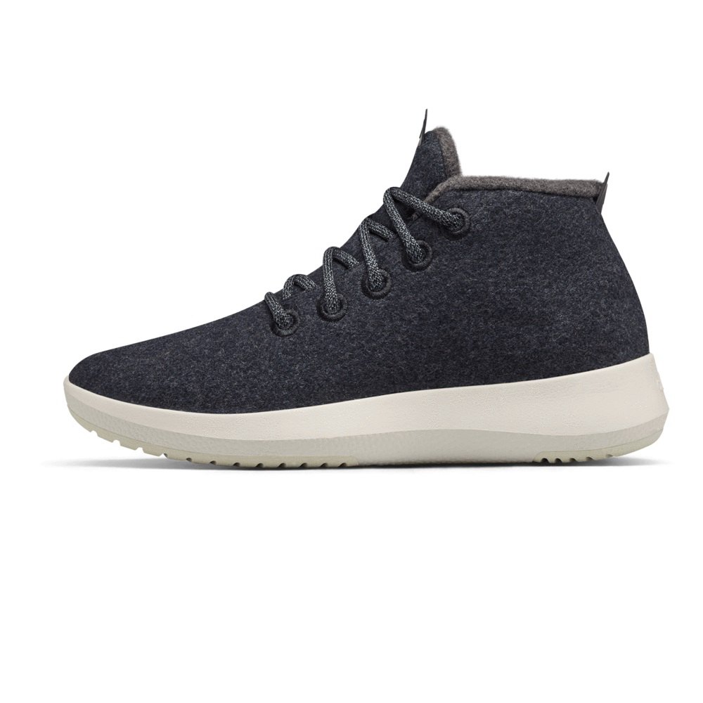 Allbirds Wool Runner-Up Mizzles - Bottes Grise Foncé Homme | JEM-58695511