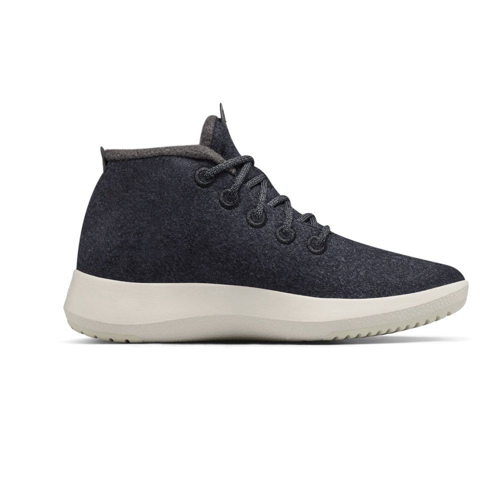 Allbirds Wool Runner-Up Mizzles - Bottes Grise Foncé Homme | JEM-58695511