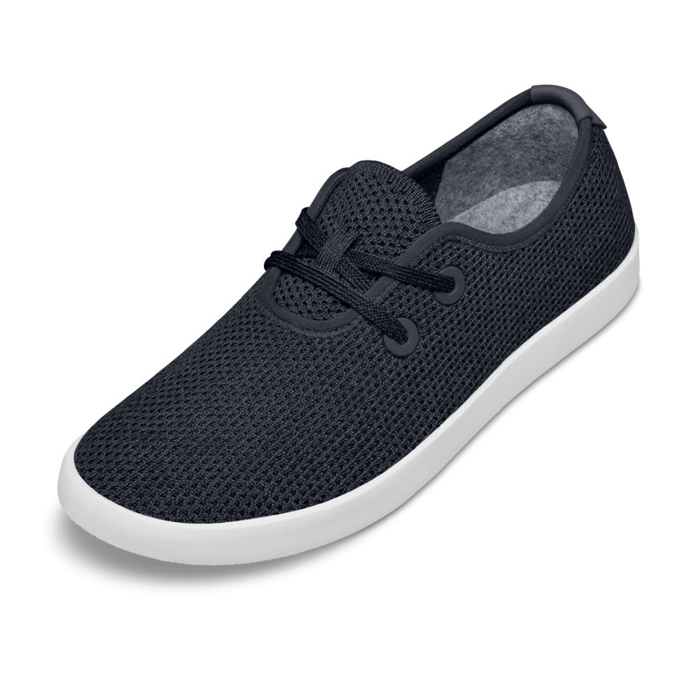 Allbirds Tree Skippers - Chaussure Bateau Bleu Marine Homme | JAE-82672415