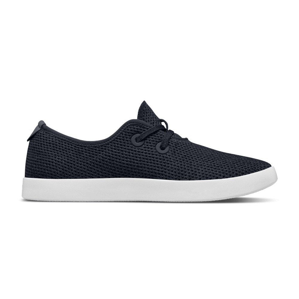 Allbirds Tree Skippers - Chaussure Bateau Bleu Marine Homme | JAE-82672415