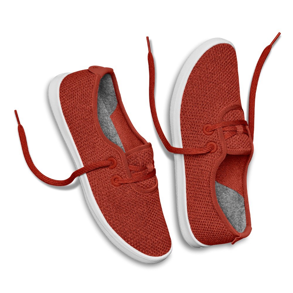 Allbirds Tree Skippers - Chaussure Bateau Rouge Homme | BPE-78306719