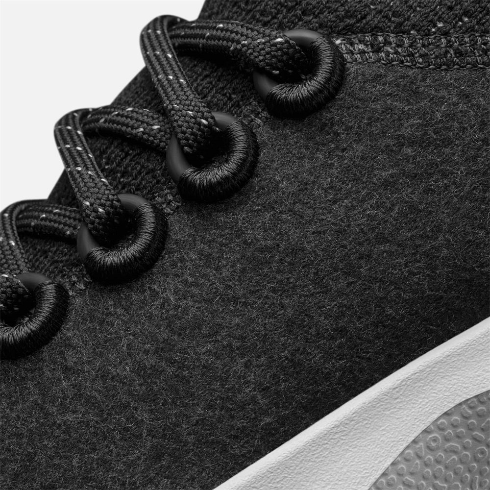 Allbirds Wool Dasher Mizzles Mid - Chaussure Running Noir Homme | DXK-93947508