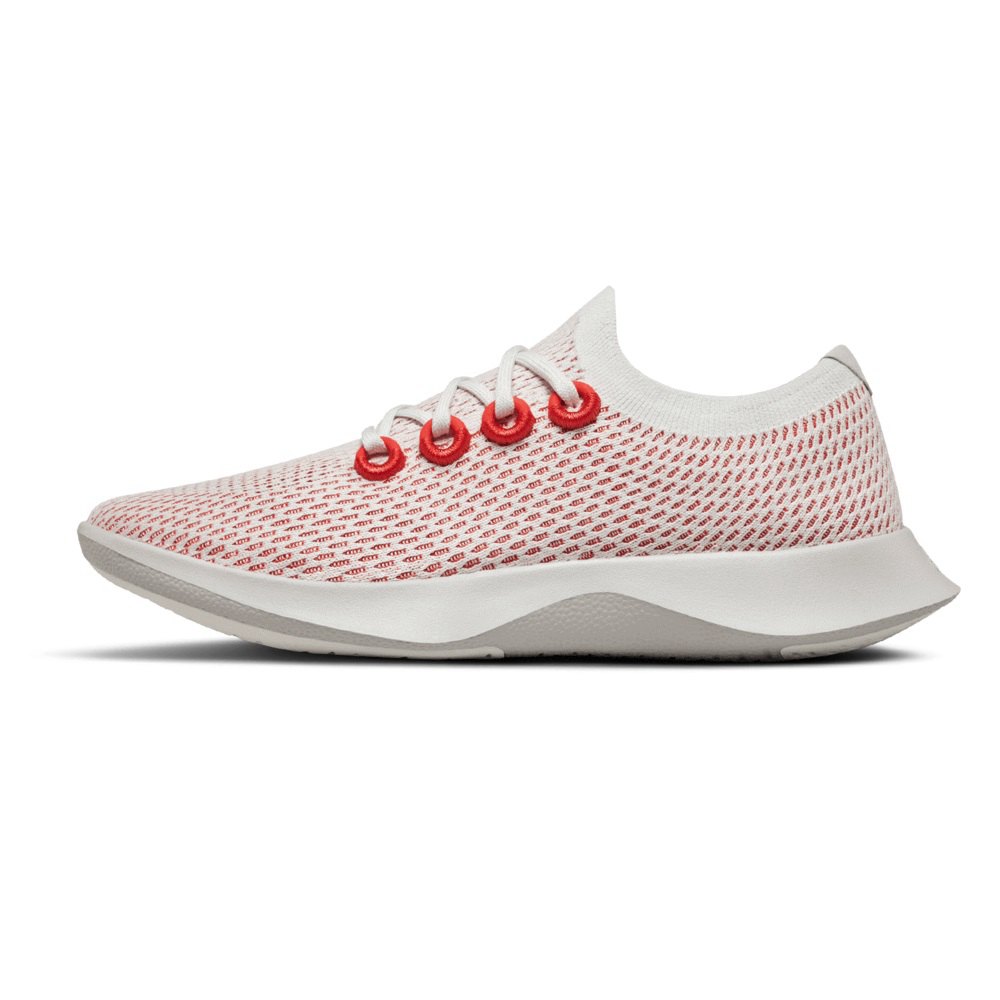 Allbirds Tree Dashers - Chaussure Running Blanche/Rouge Homme | CMR-30709882