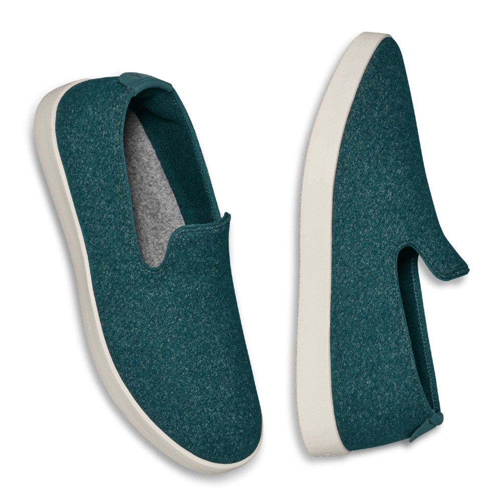 Allbirds Wool Loungers - Slip On Vert Homme | SHC-82974856