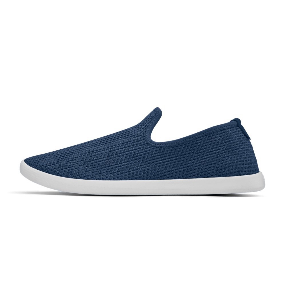 Allbirds Tree Loungers - Slip On Bleu Marine Homme | FUJ-97131575