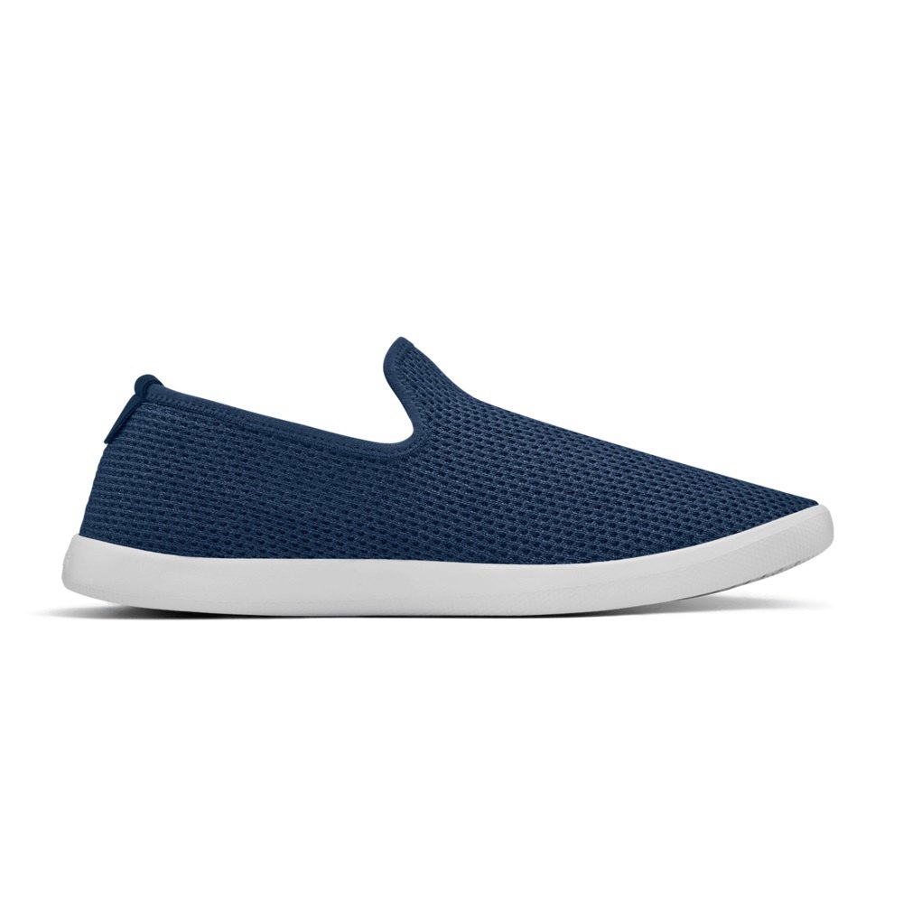 Allbirds Tree Loungers - Slip On Bleu Marine Homme | FUJ-97131575