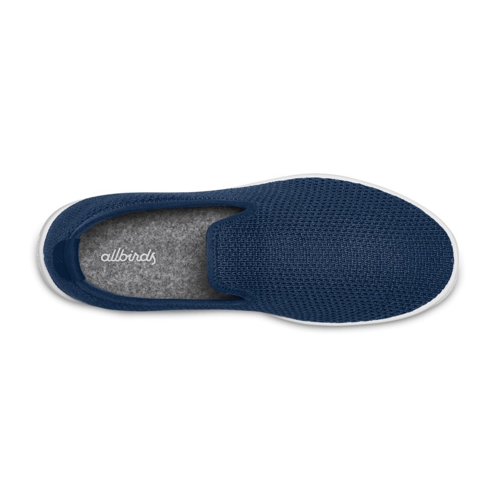 Allbirds Tree Loungers - Slip On Bleu Marine Homme | FUJ-97131575