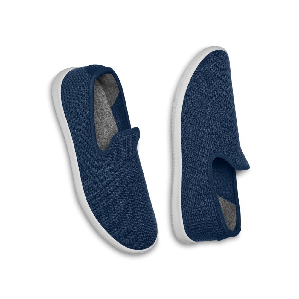 Allbirds Tree Loungers - Slip On Bleu Marine Homme | FUJ-97131575