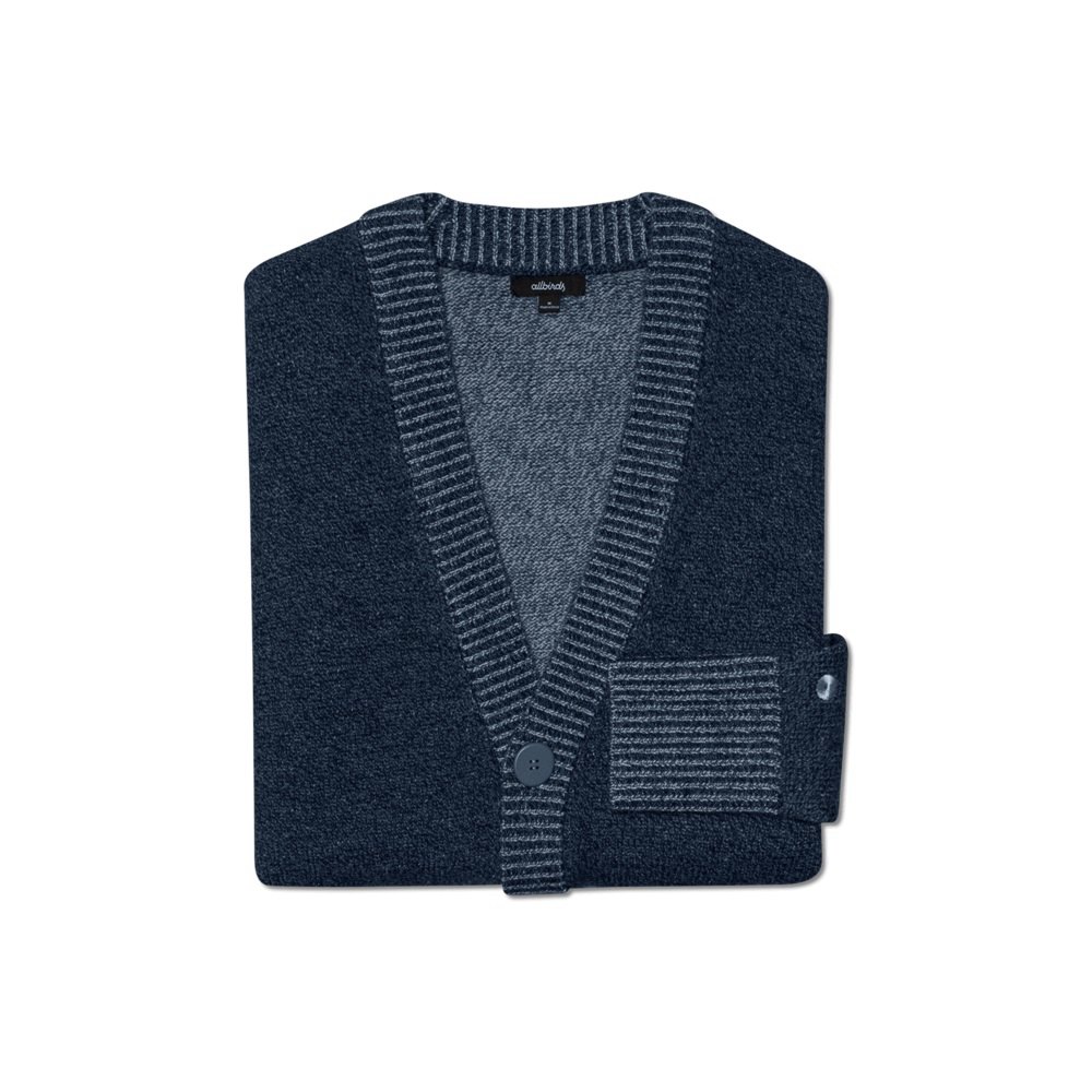 Allbirds Laine Cardi - Pull Bleu Marine Homme | TSE-18579171