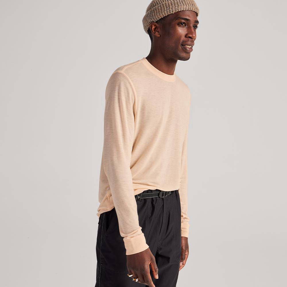 Allbirds Trinoxo? Longue Sleeve - Tee Shirt Beige Homme | REN-80248645