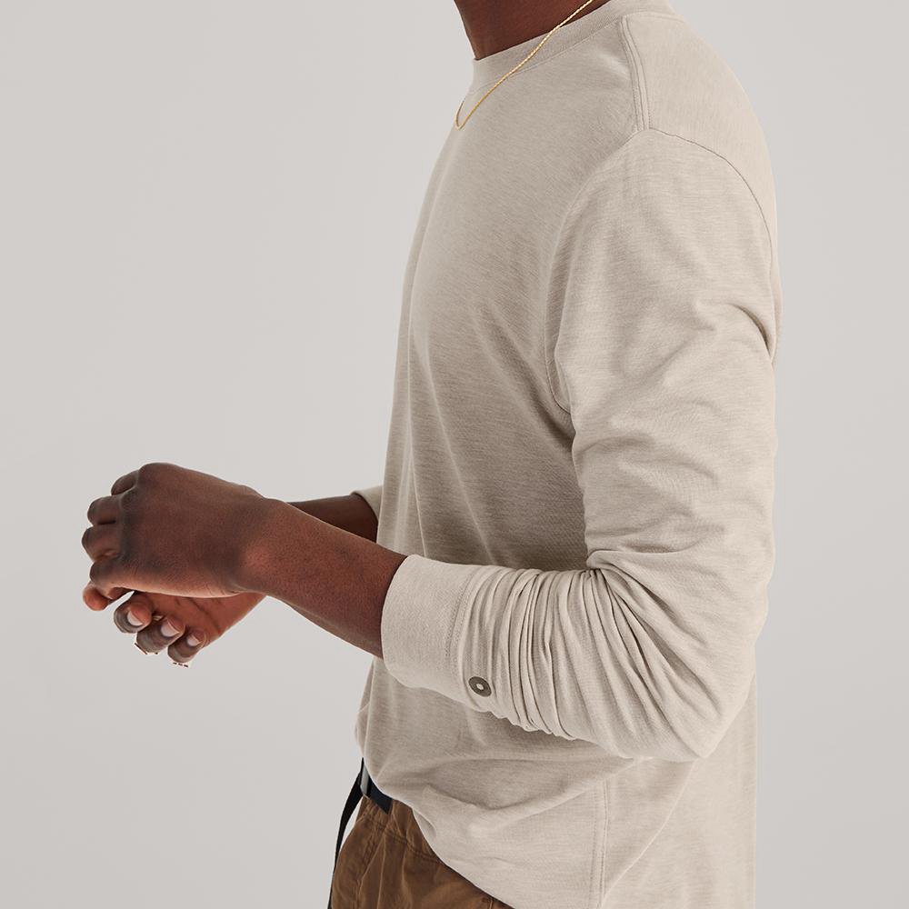 Allbirds Trinoxo? Longue Sleeve - Tee Shirt Beige Homme | NMZ-41797563