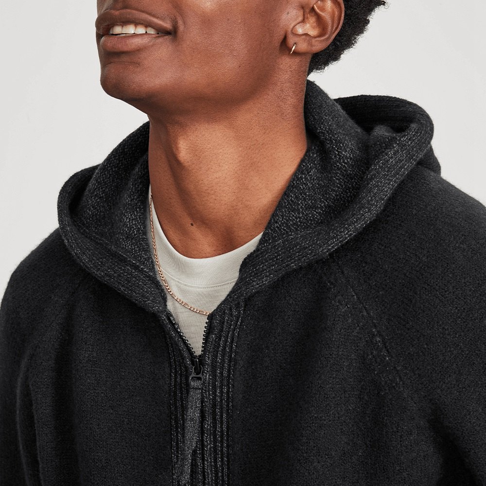 Allbirds Laine Hoodie - Vestes Noir Homme | YLQ-95227375