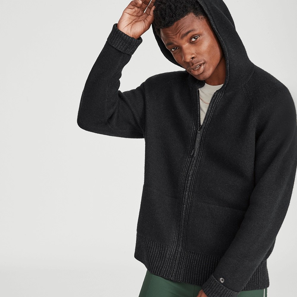 Allbirds Laine Hoodie - Vestes Noir Homme | YLQ-95227375