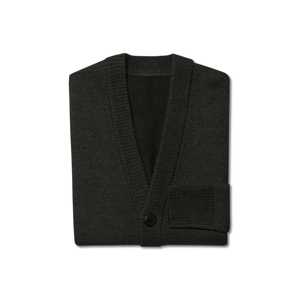 Allbirds Laine Cardi - Pull Grise Foncé Homme | MOB-53626661